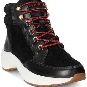 Lauren Ralph Lauren Rylee Suede & Leather High Top Sneakers